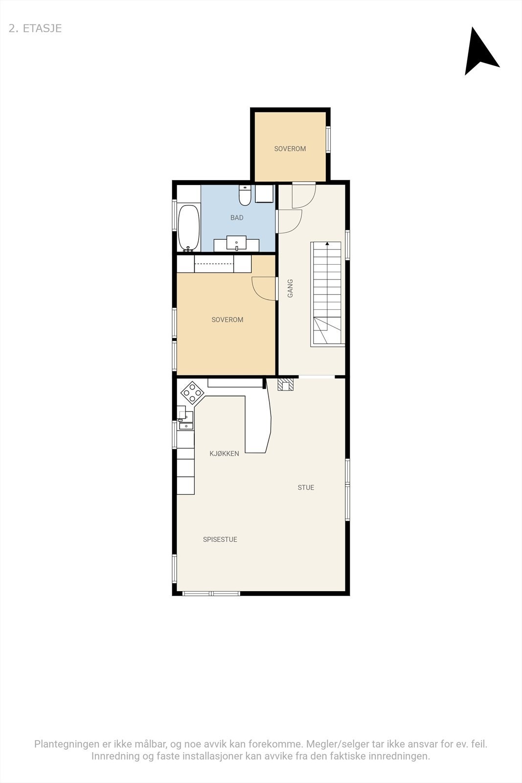 Plantegning - 1.etasje Galleribilde