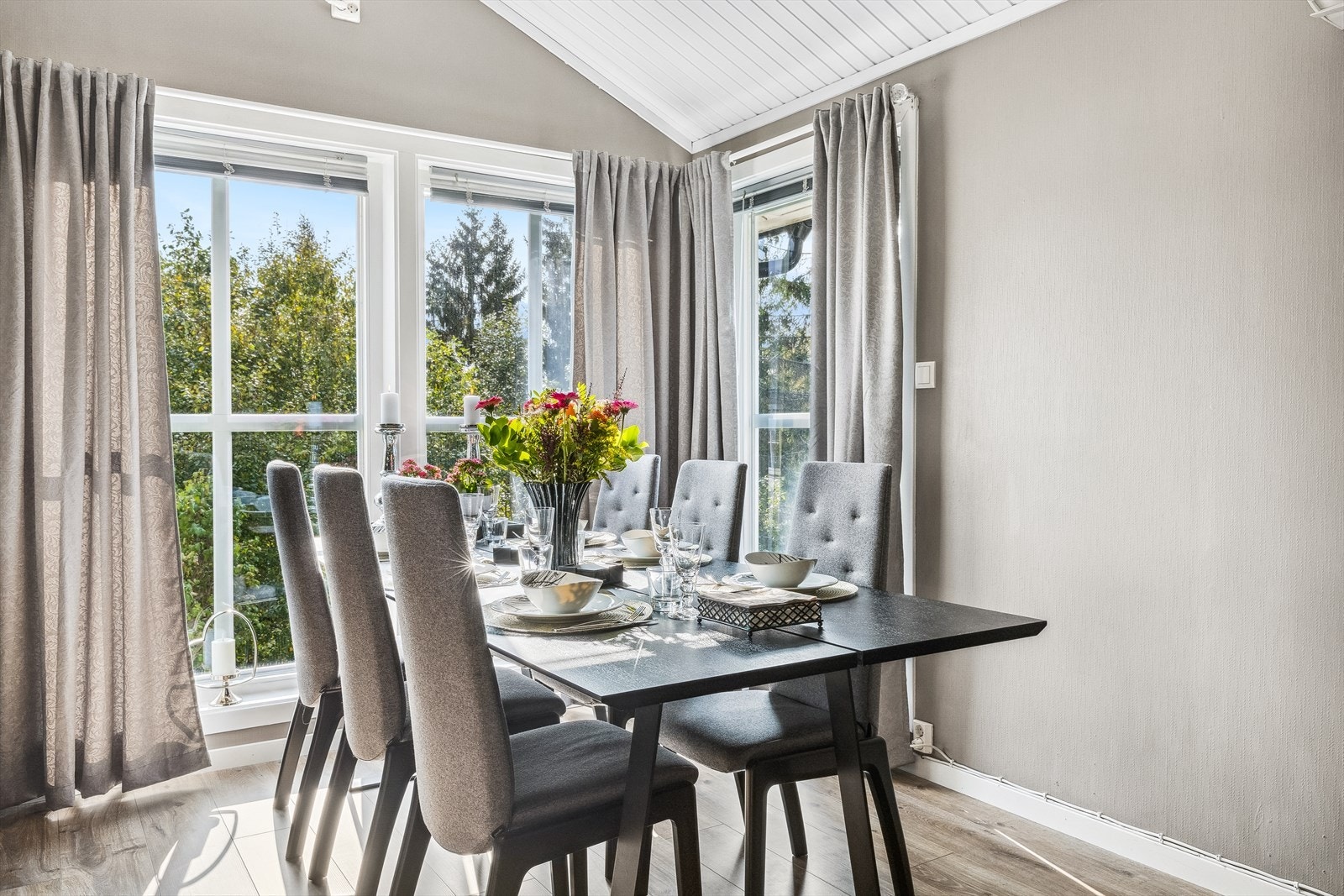 Her kan du nyte i rolige omgivelser og tett opp mot marka. Galleribilde