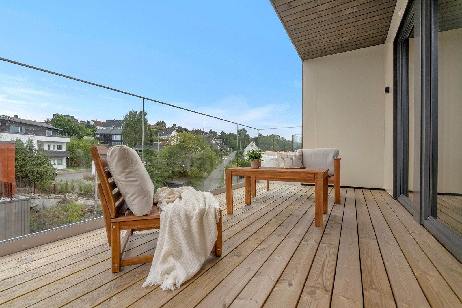 Her kan du nyte late dager eller lange sommerkvelder. Galleribilde