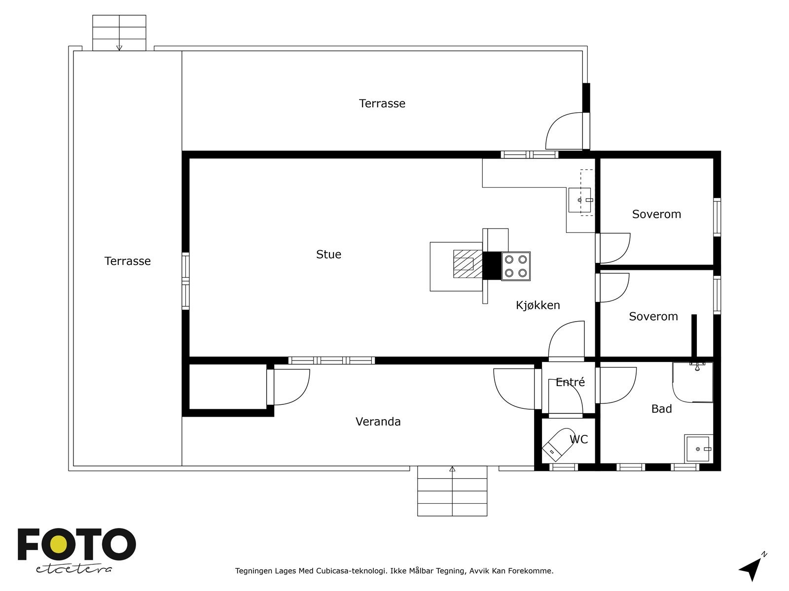 Planskisse - ikke målbar. Galleribilde