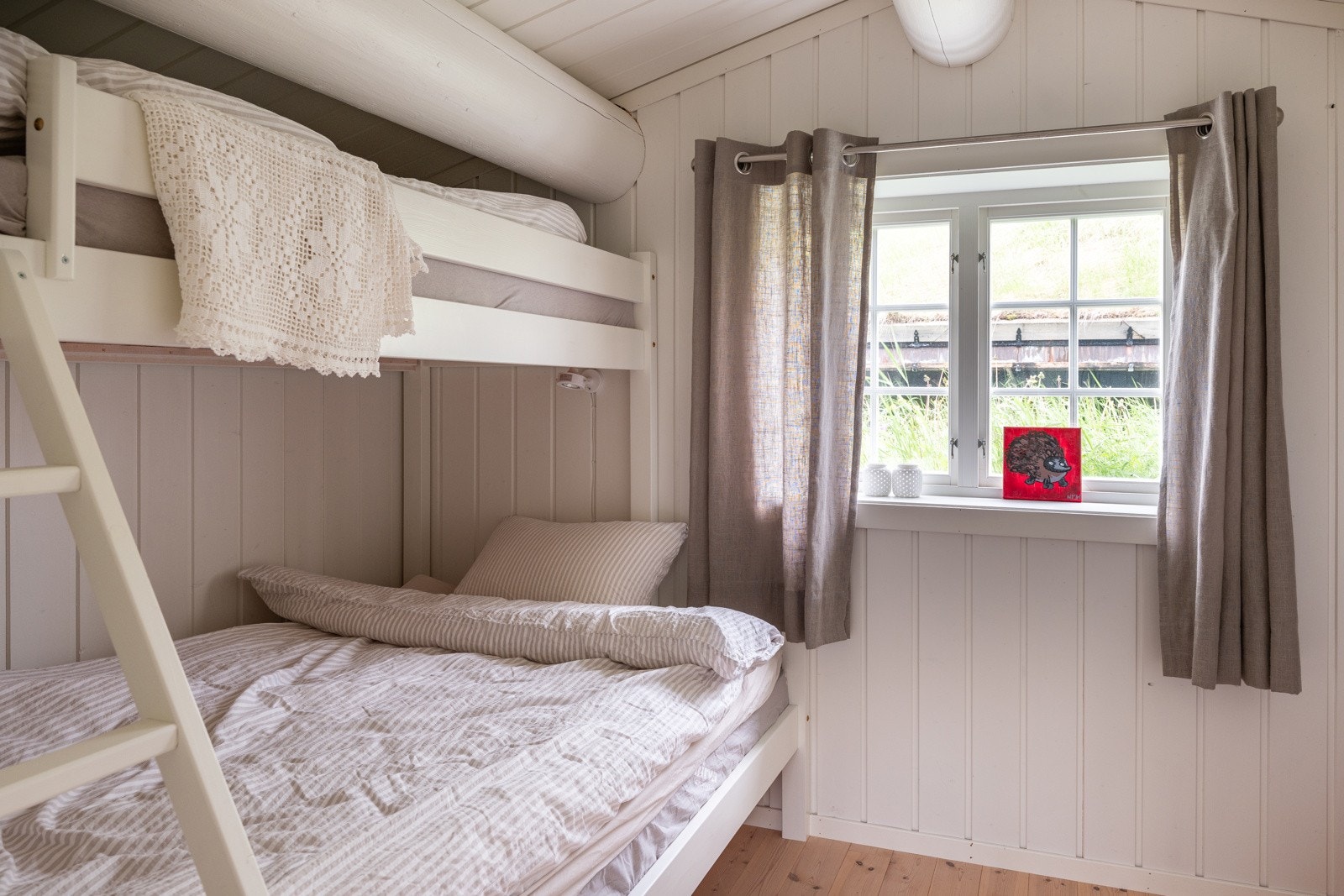 Soverommet har plass for køyeseng. Galleribilde