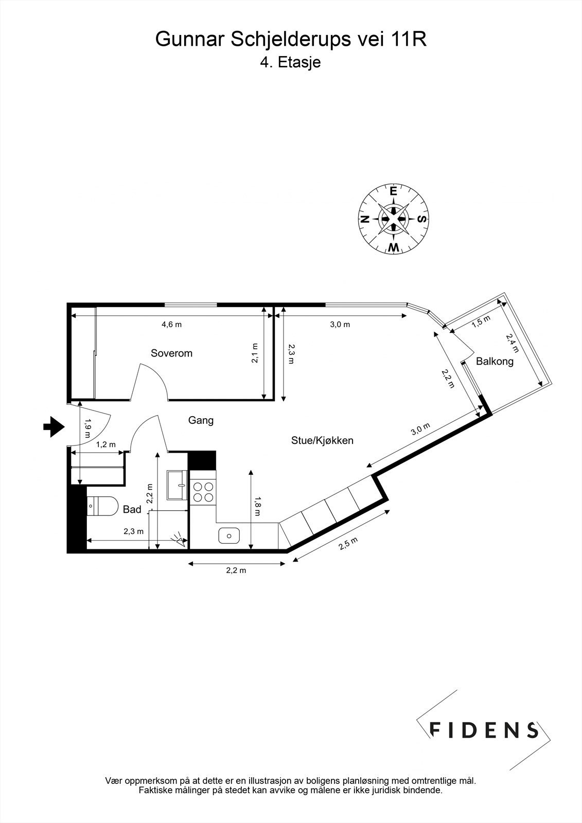 Plantegning Galleribilde