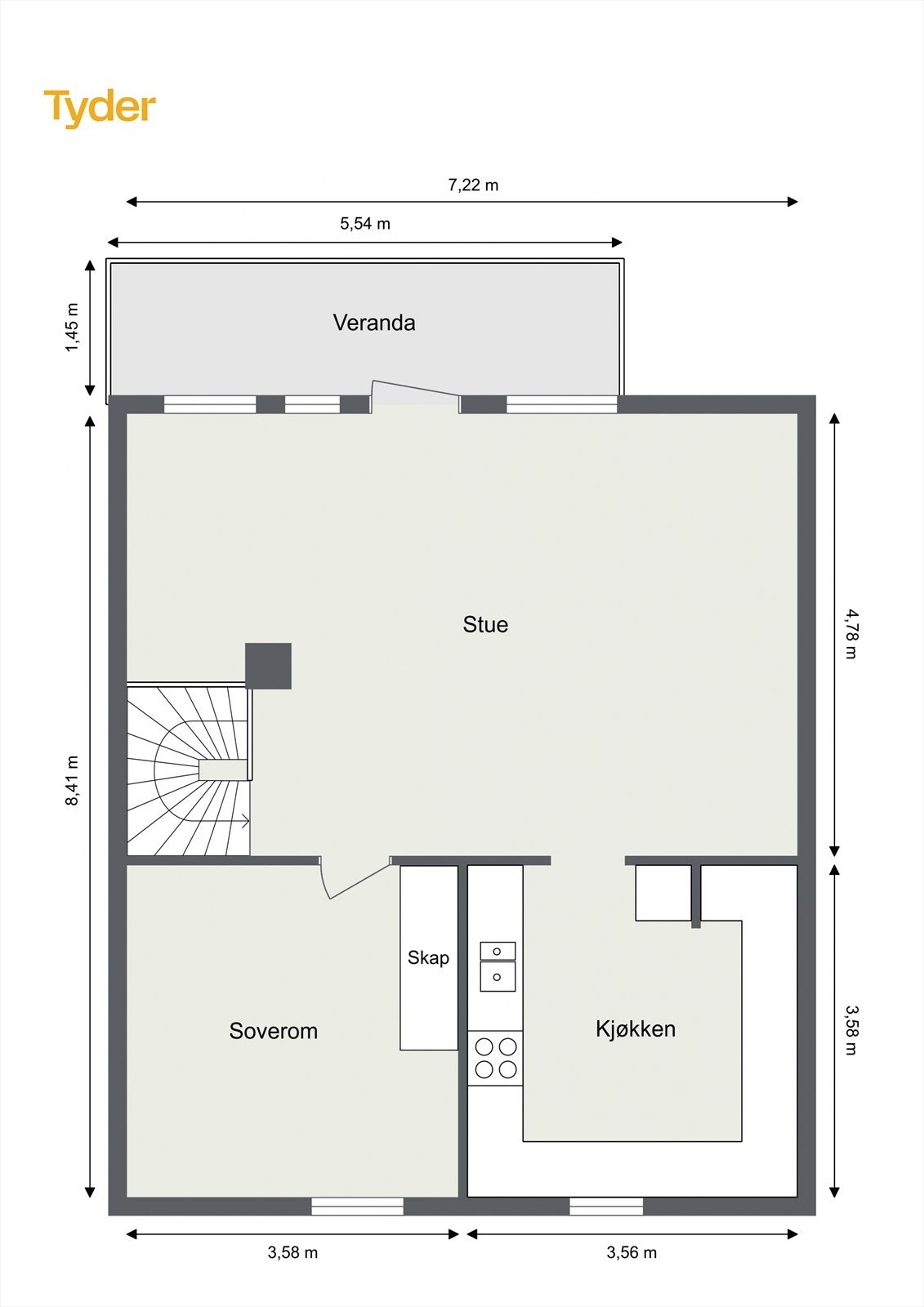 Plantegning 2. etasje. Galleribilde