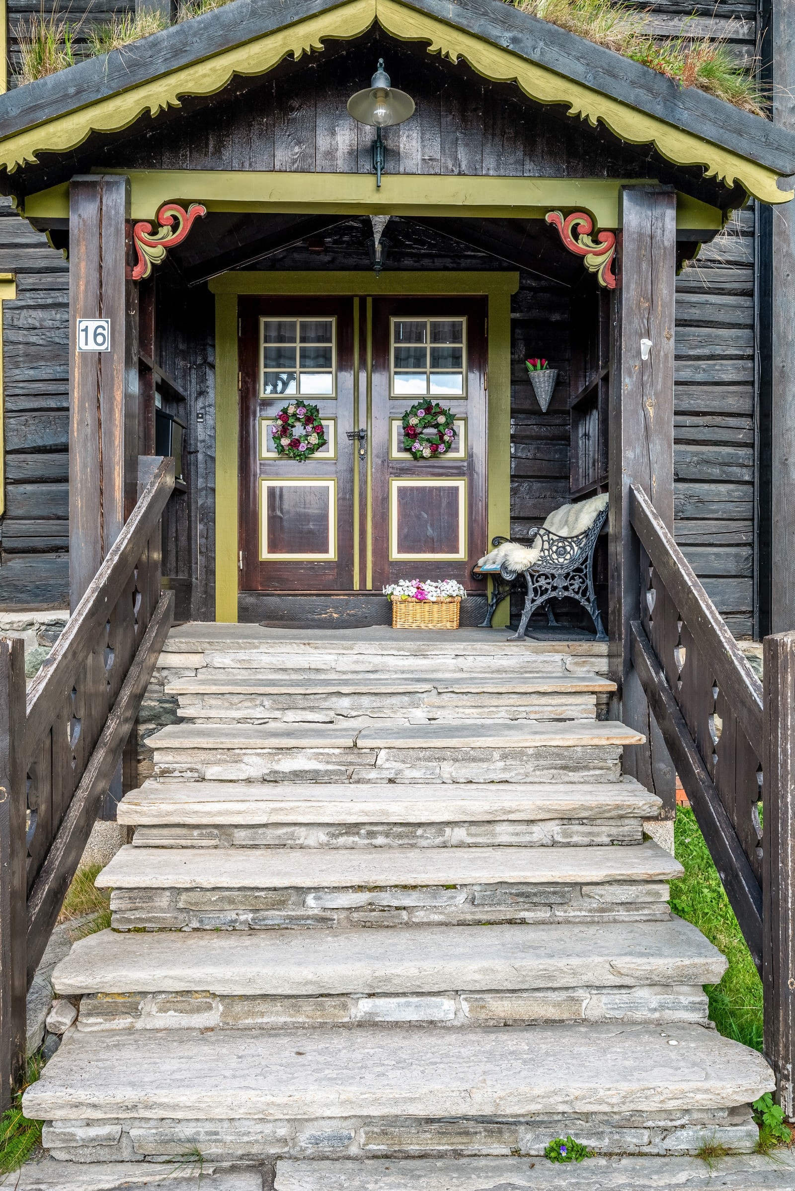 Inngangsparti Galleribilde