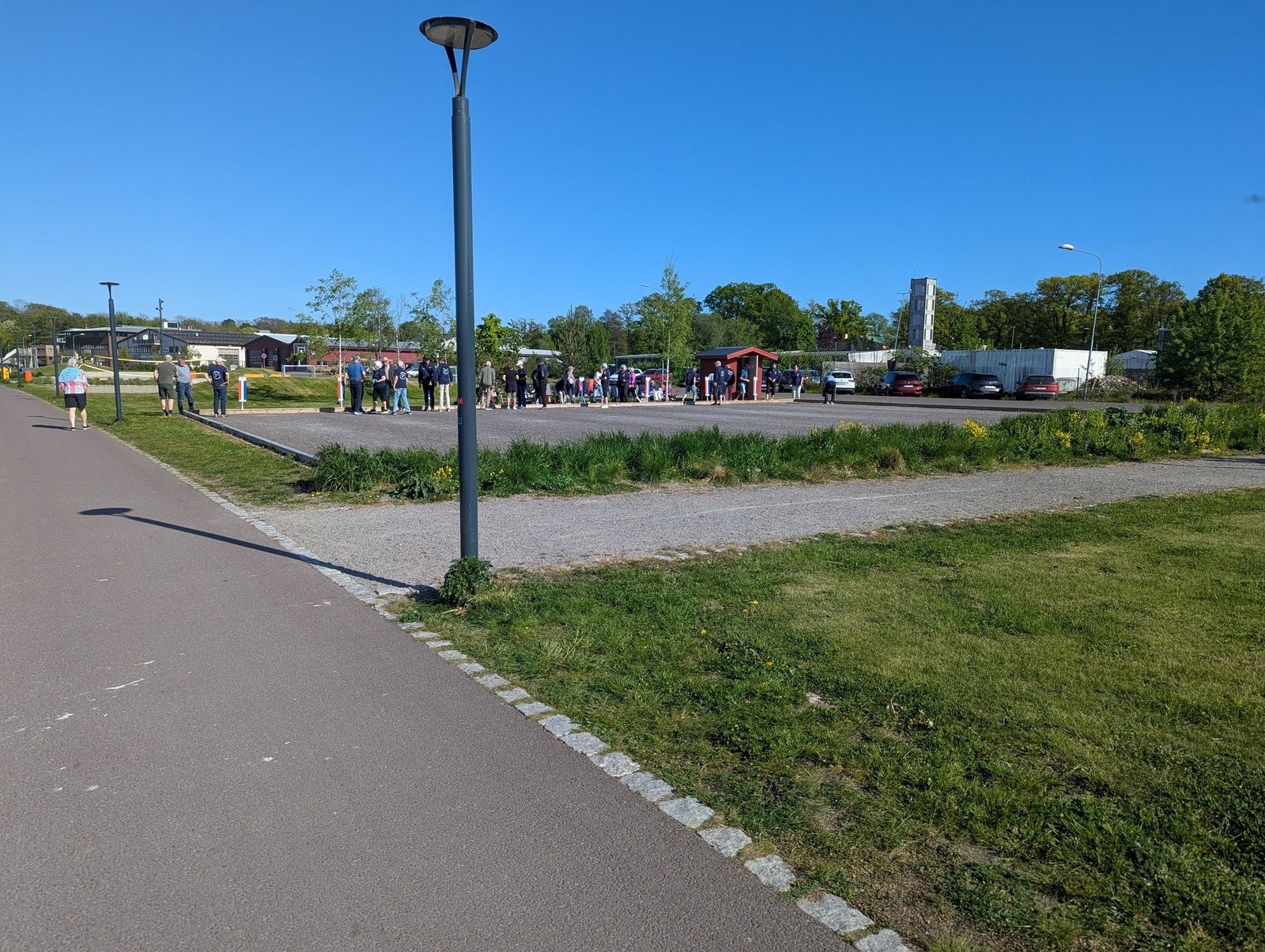 Fine parkområde. Galleribilde