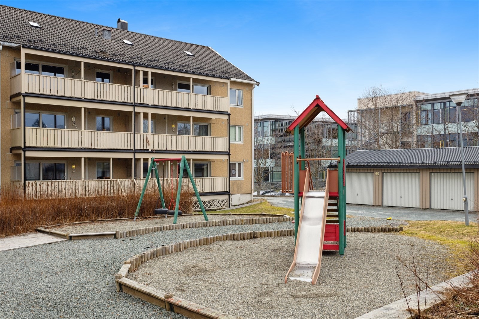 Trivelige fellesarealer i borettslaget. Galleribilde