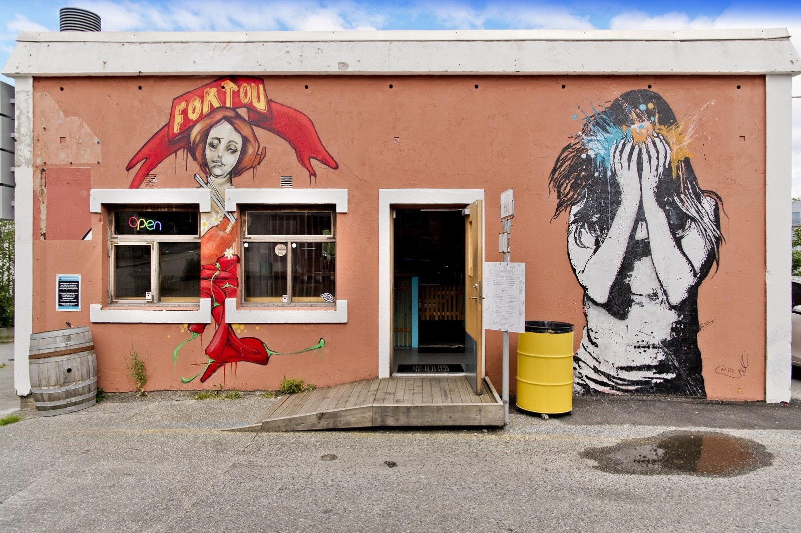 Fortou byr på nydelig street food. På Tou Scene får man både musikk, kunst og kultur. Galleribilde