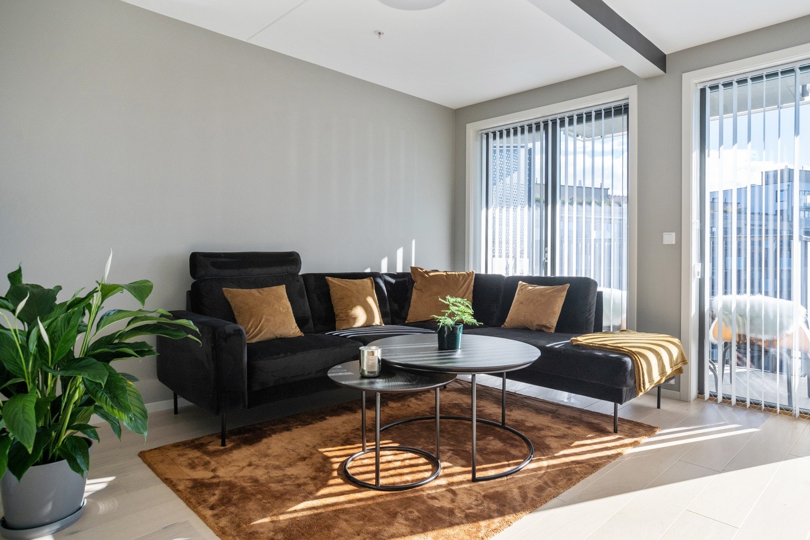 Godt med naturlig lys inn fra store vindusflater. Galleribilde