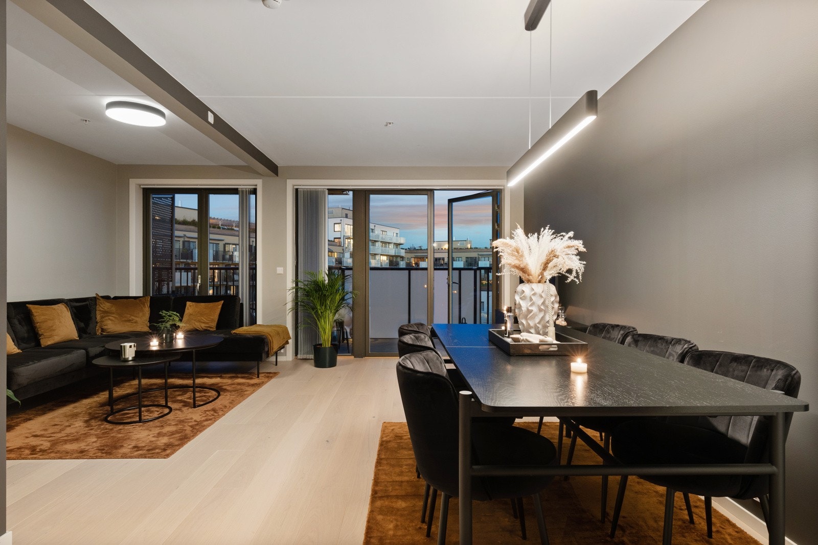 Her kan man invitere familie og venner på hyggelige sammenkomster. Galleribilde