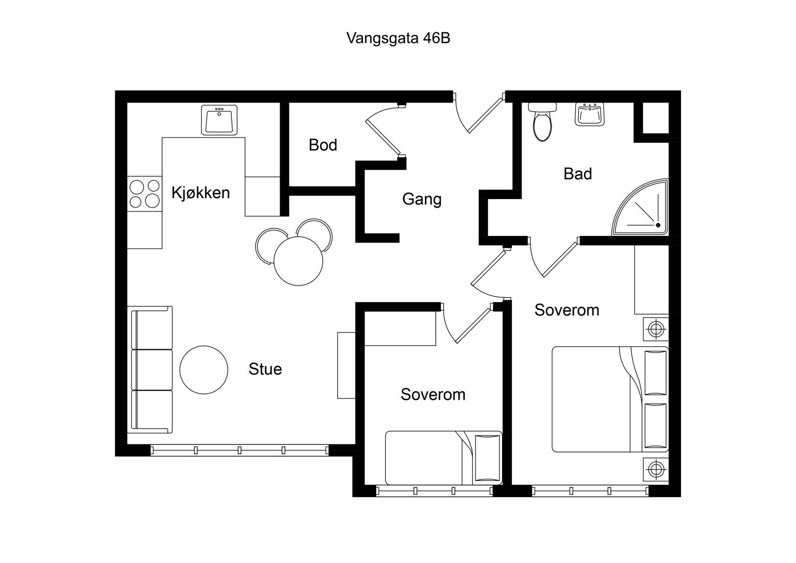 Planskisse. Galleribilde