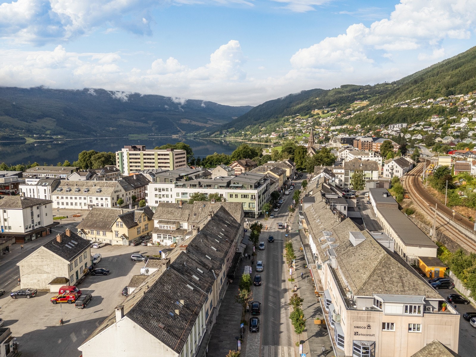 Dronefoto Galleribilde