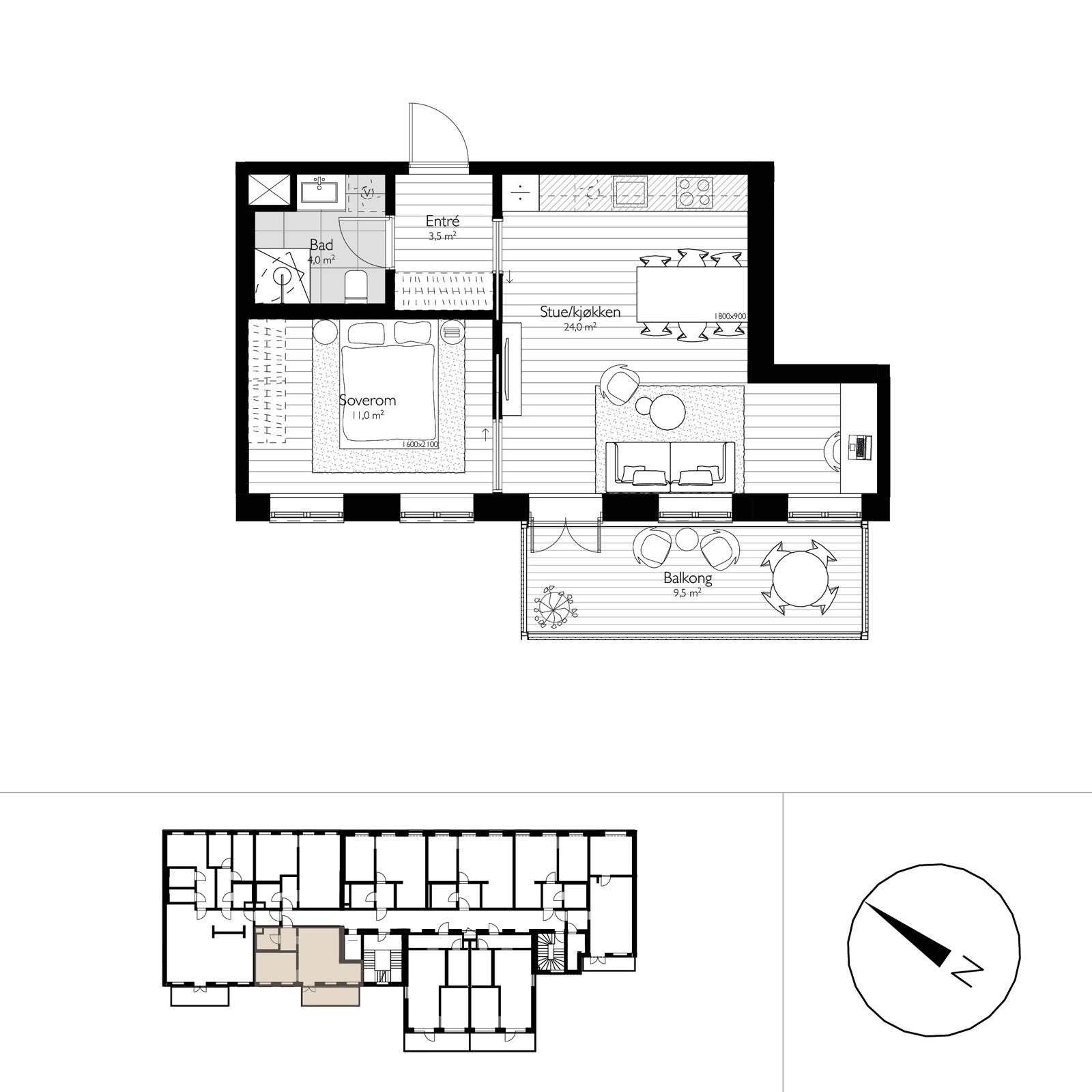 Plantegning 201 Galleribilde