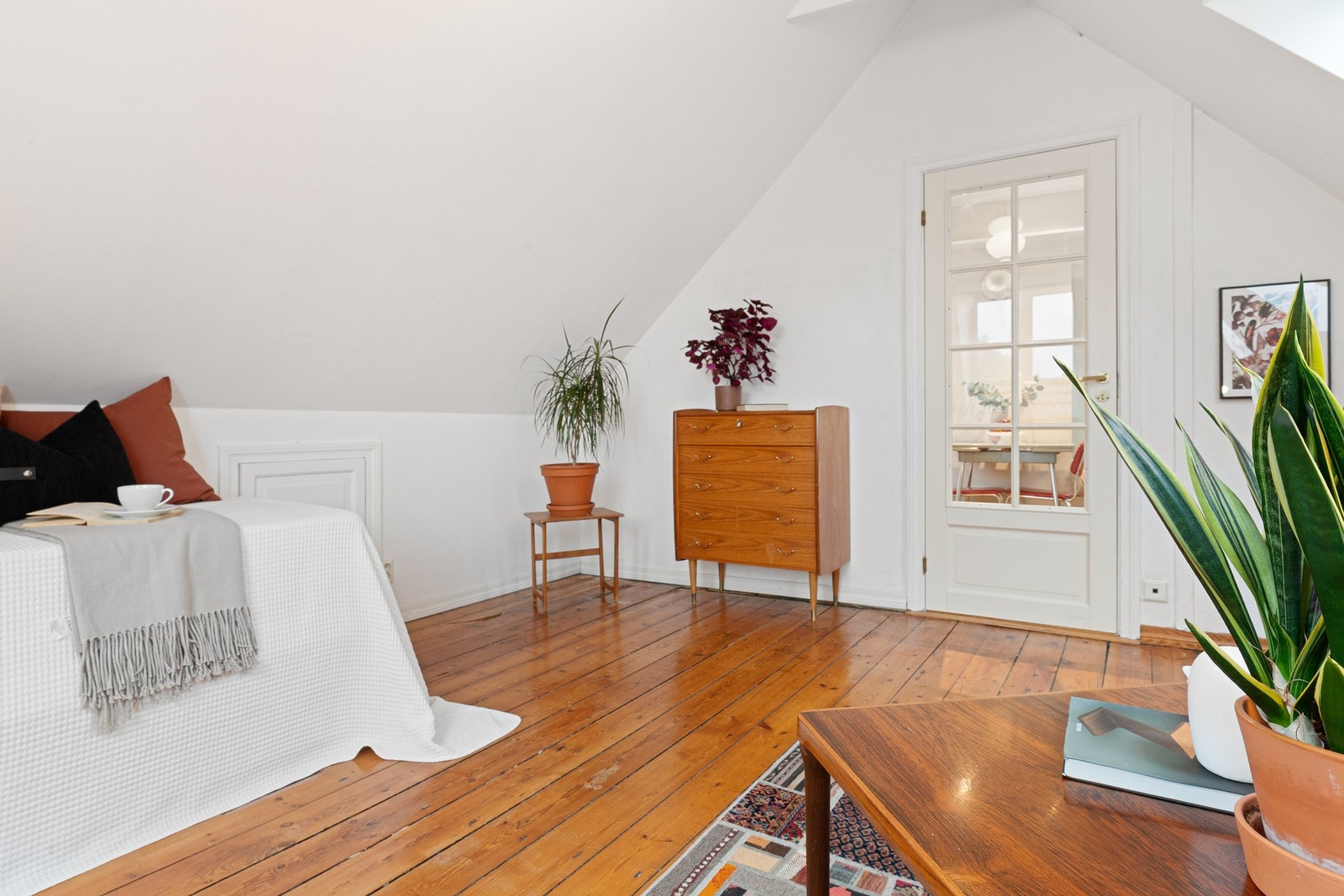 Dagens eier har tidvis leiet ut denne delen av leiligheten når de ikke har brukt den selv eller hatt den tilgjengelig for gjester. Galleribilde