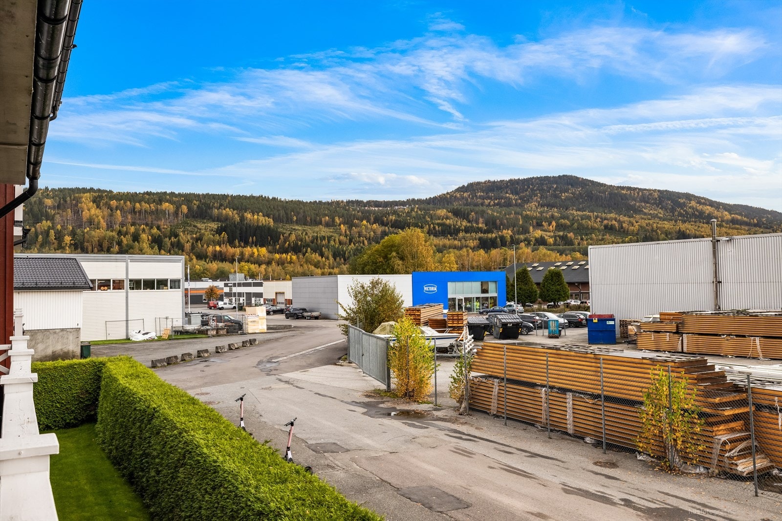 Utsikt ut mot Gulskogen. Galleribilde