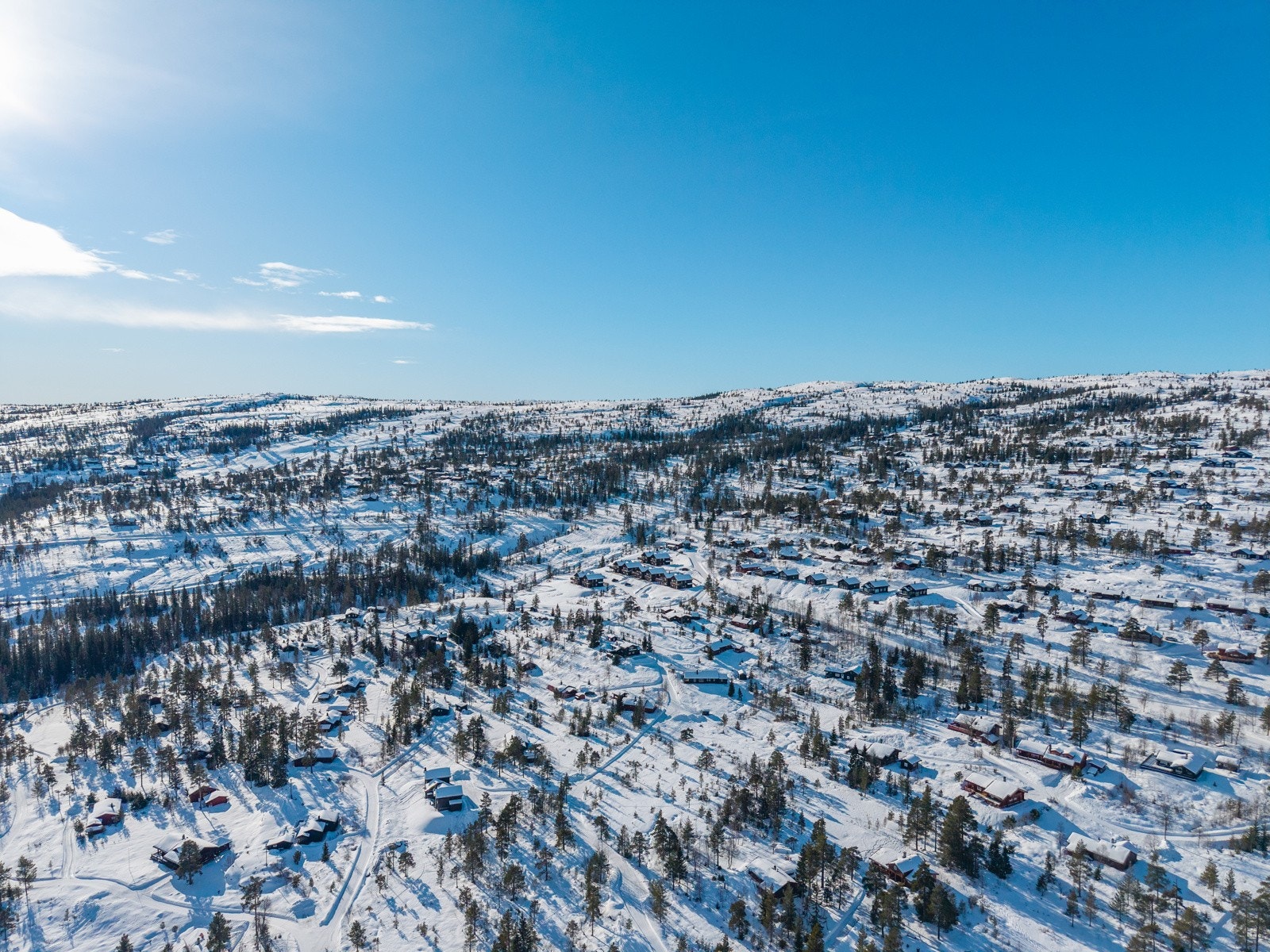 Et fantastisk området med kun 150 meter til nærmeste skiløype Galleribilde