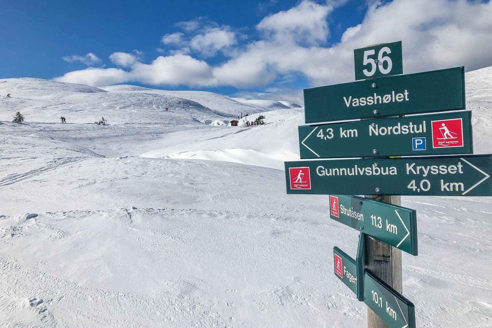 Fantastisk løypenett på vakre Blefjell på vintertid Galleribilde