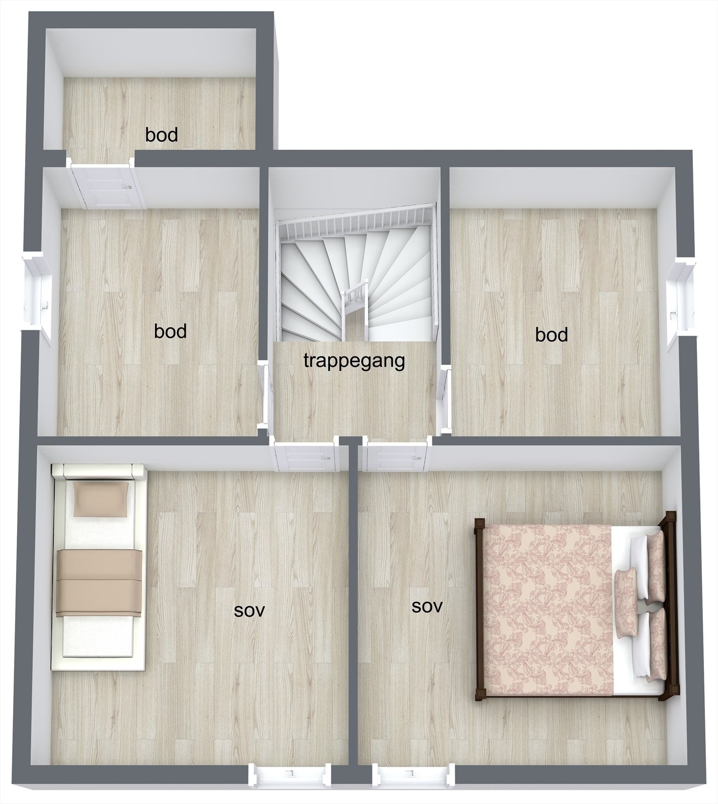 Loft utleiedel. Galleribilde