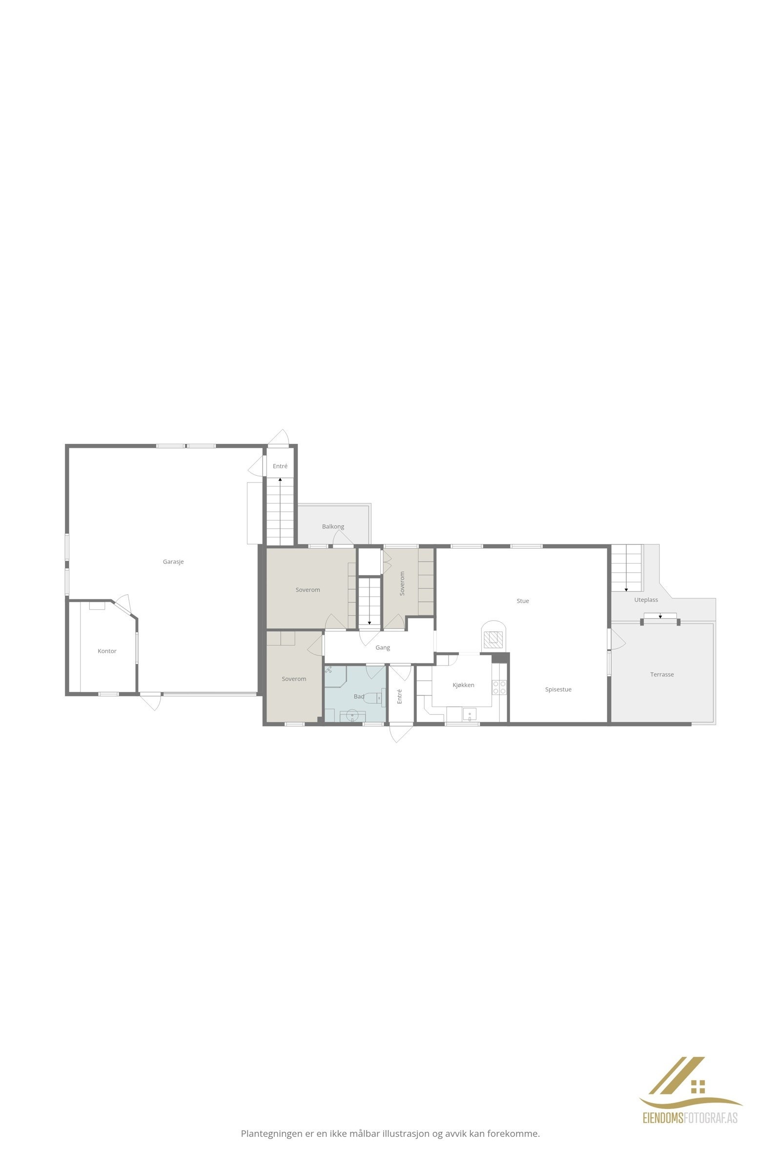 Plantegning Galleribilde