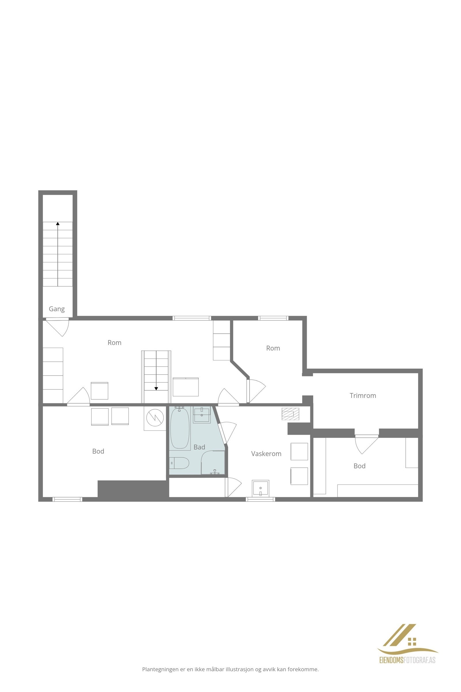 Plantegning Galleribilde