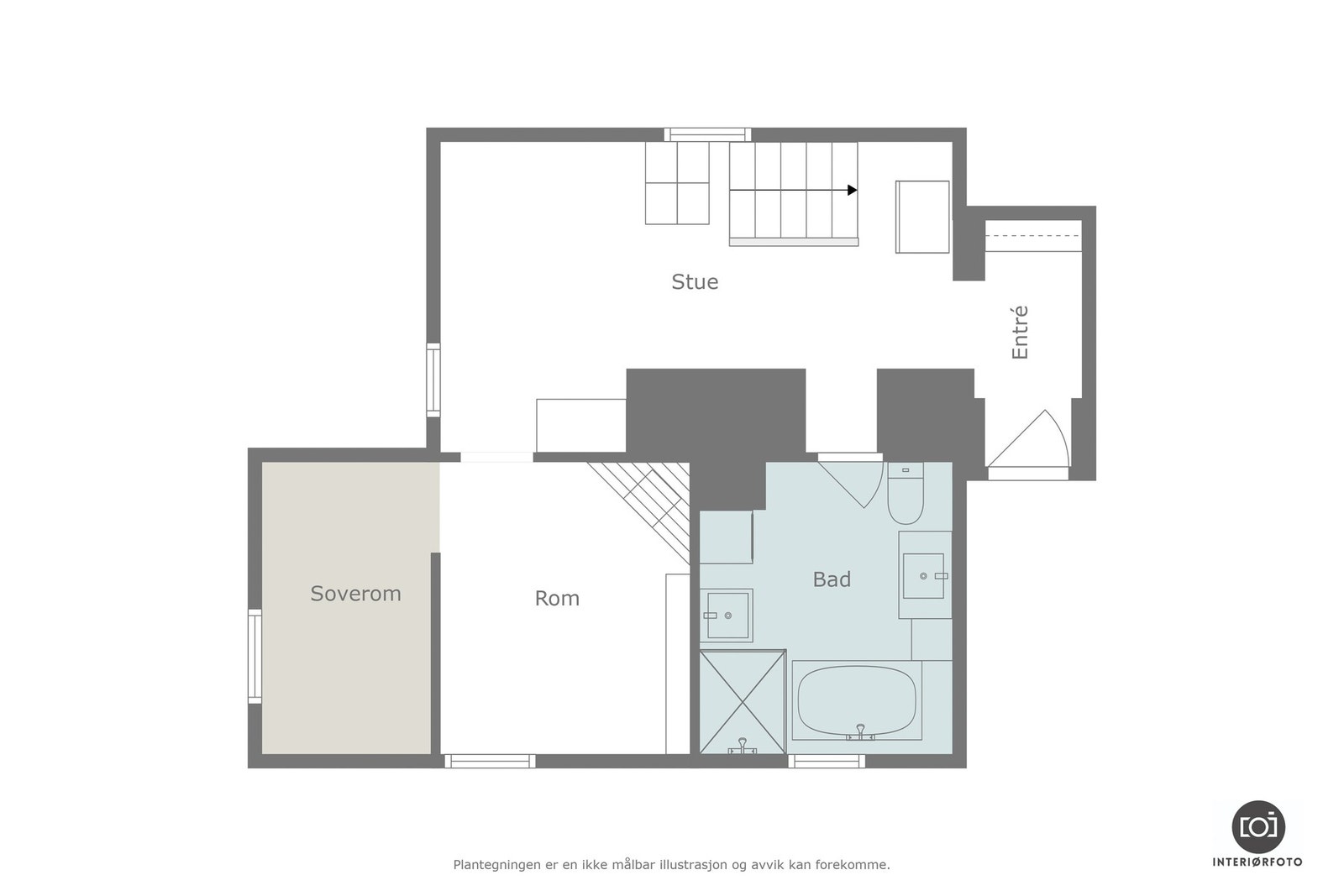 Plantegning kjeller Galleribilde