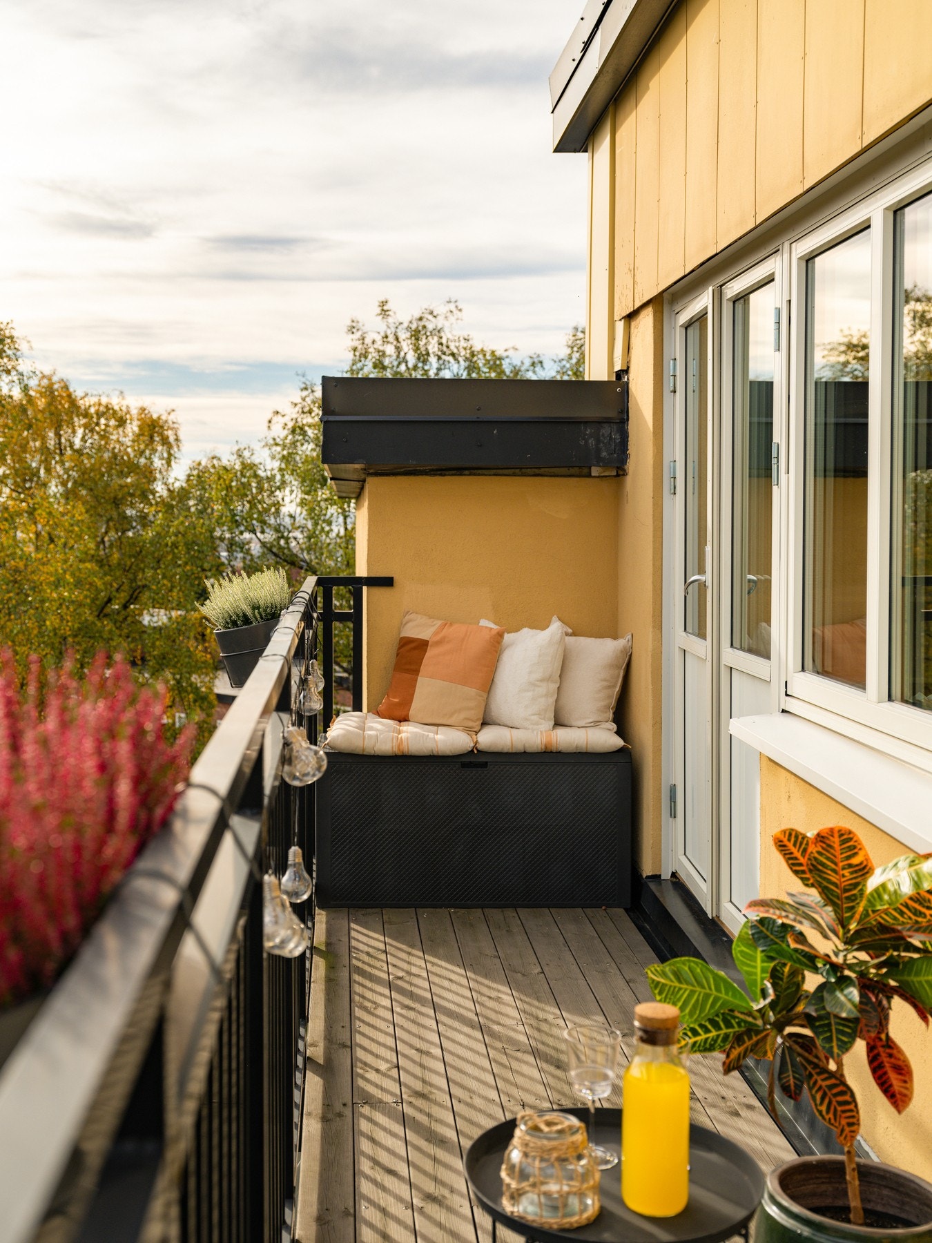 Balkongen ble bygget i 2014. Galleribilde
