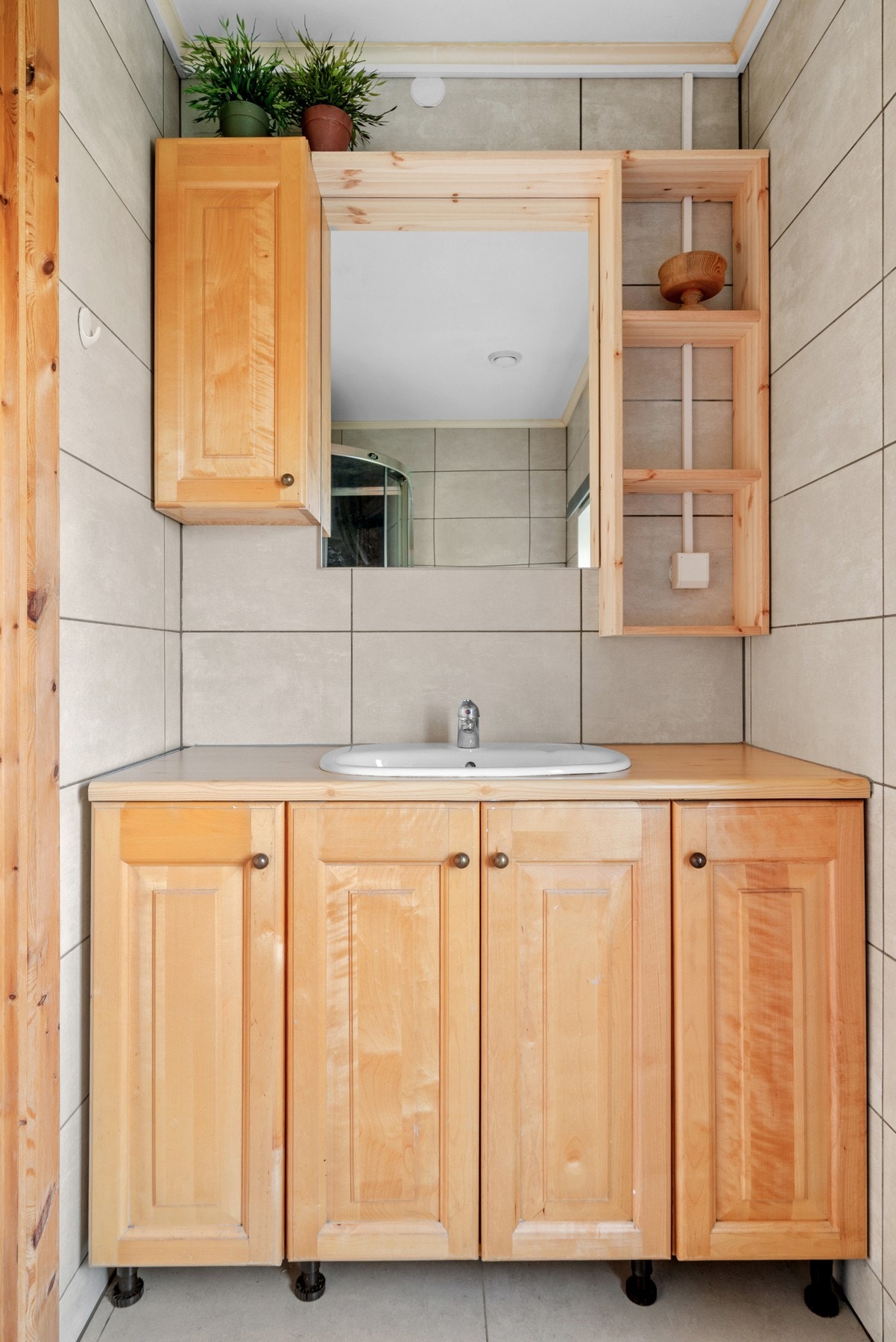 Badet er på 3,5kvm. Galleribilde