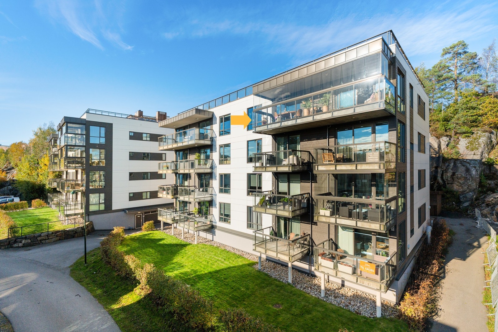 Blokkas fasade Galleribilde