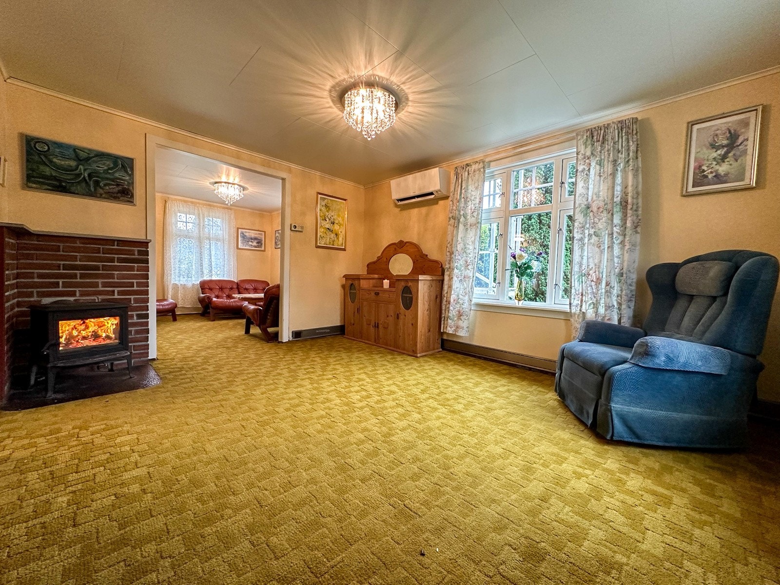 Stue i kårbolig Galleribilde