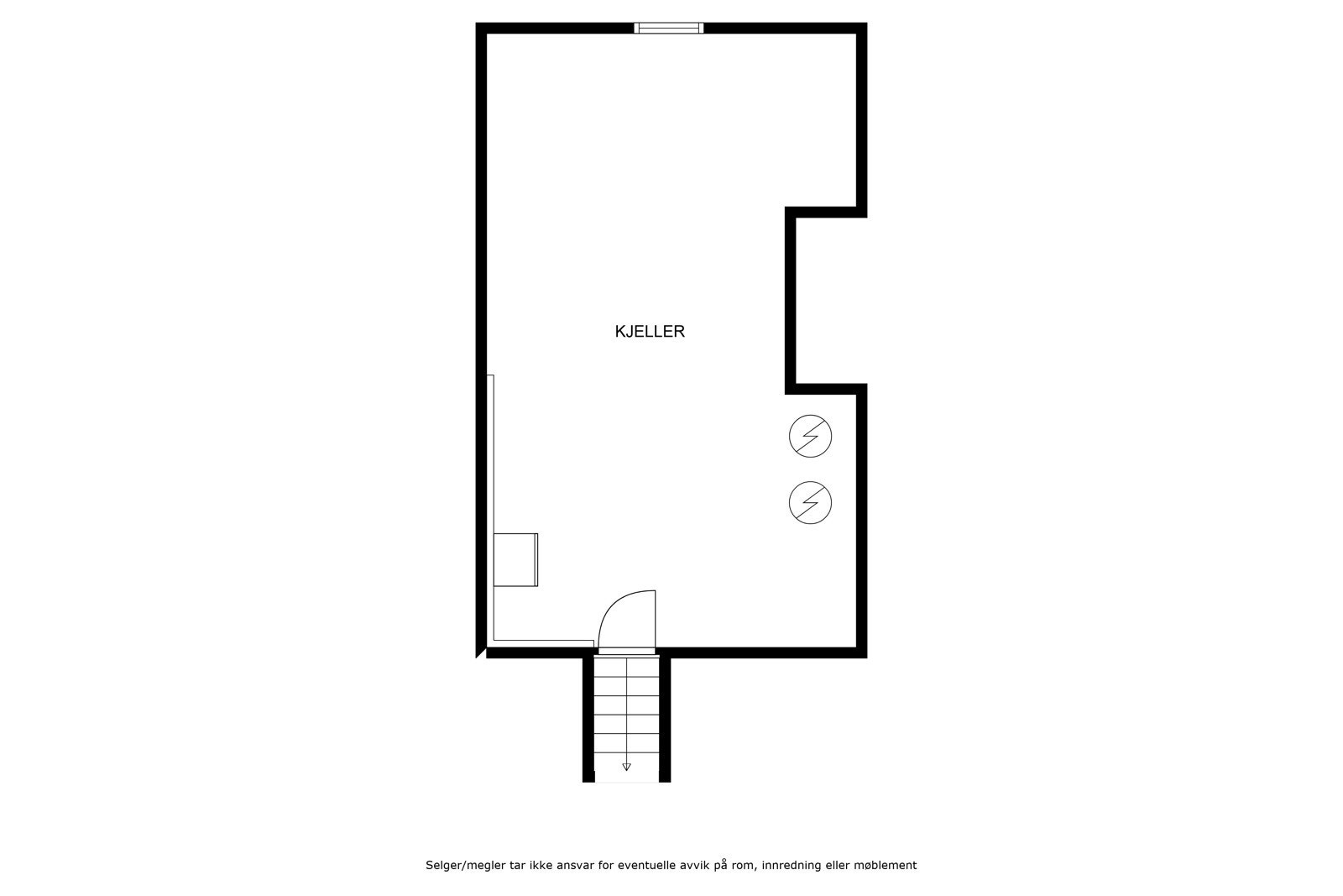 Plantegning kjeller Galleribilde