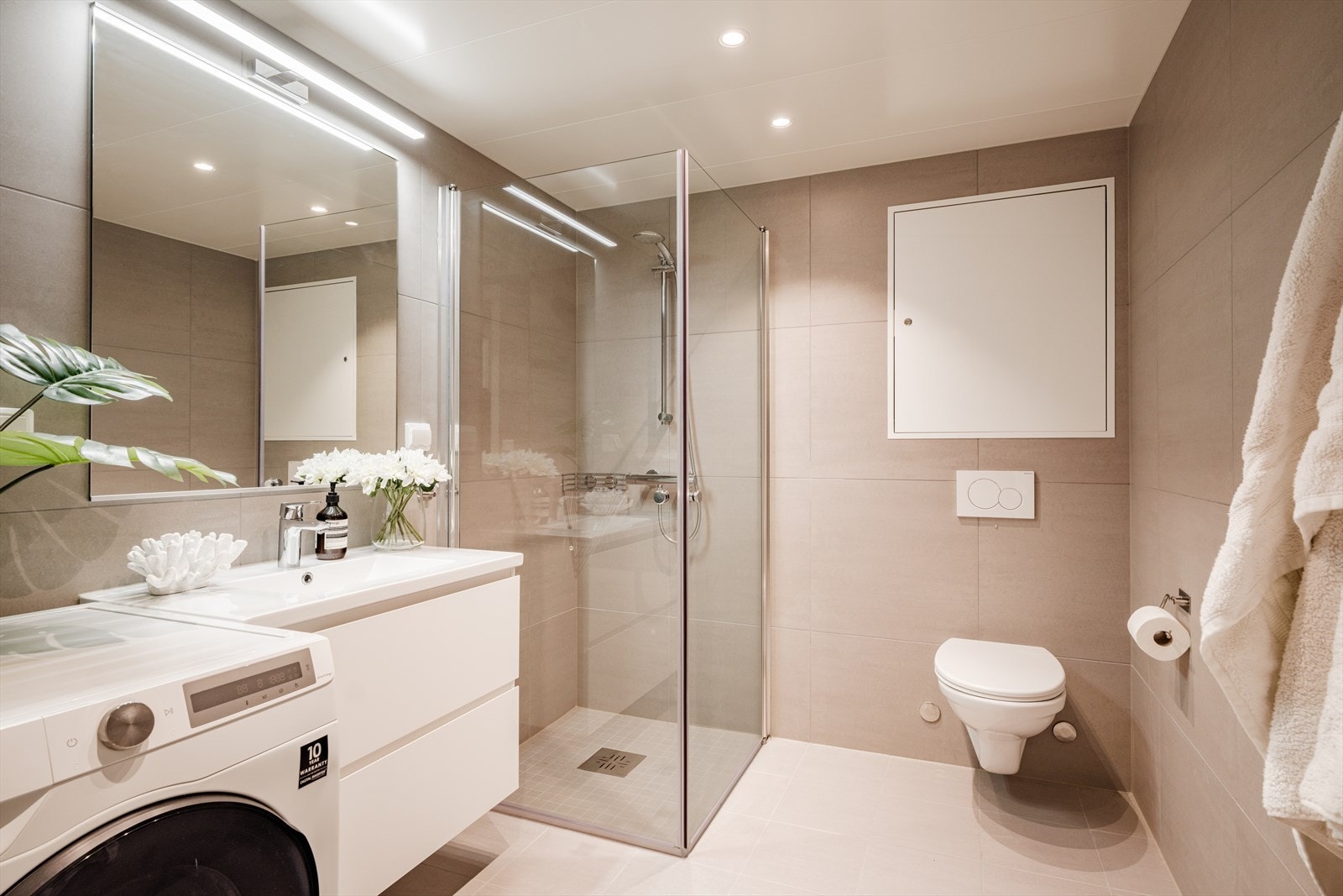 I tillegg er det opplegg for vaskemaskin. Galleribilde