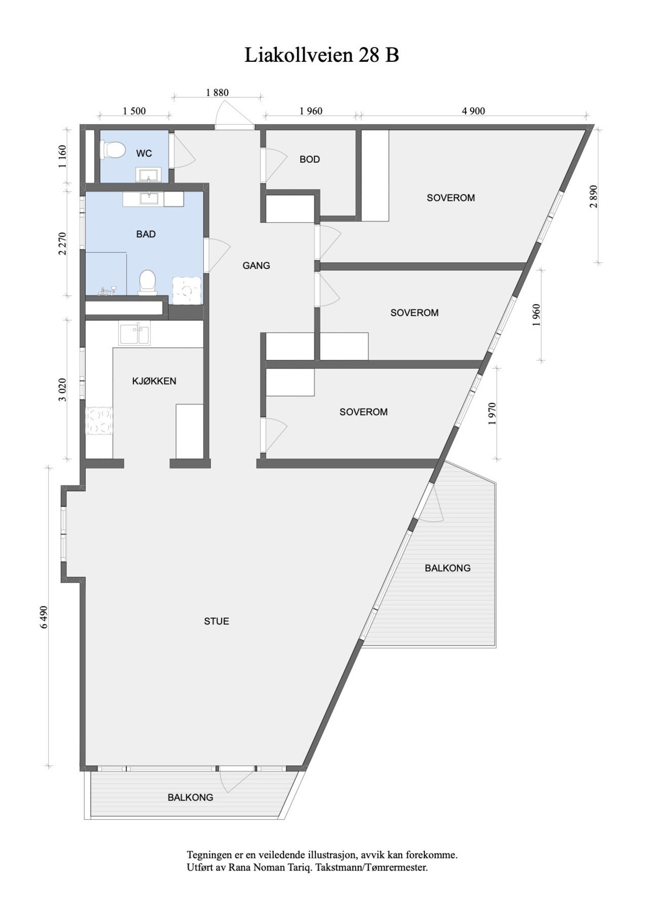 Plantegning Galleribilde
