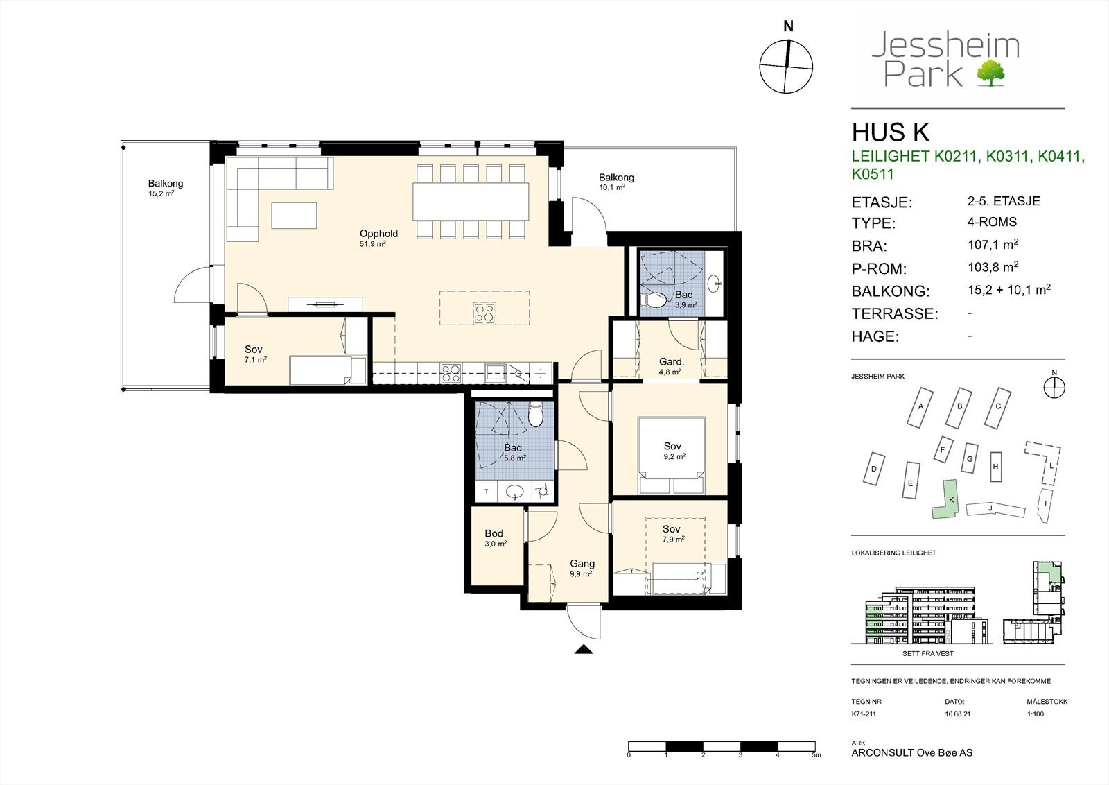 Salgstegning Galleribilde