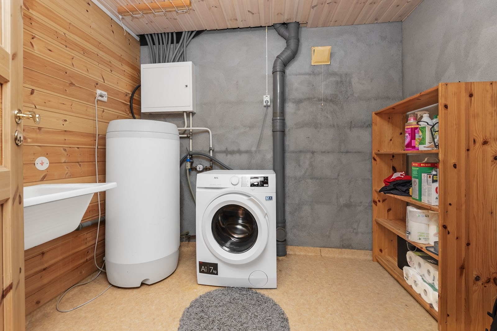 Vaskerom i kjeller Galleribilde