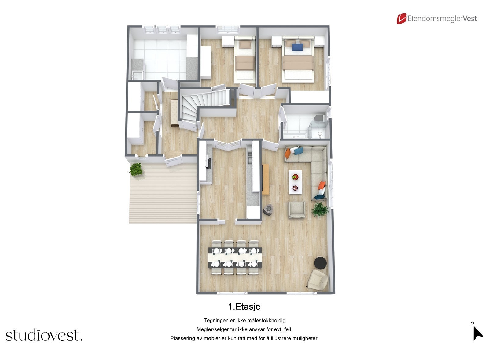 Planskisse Galleribilde