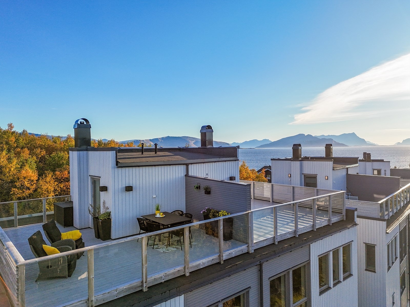Takterrasse med flott utsikt! Galleribilde
