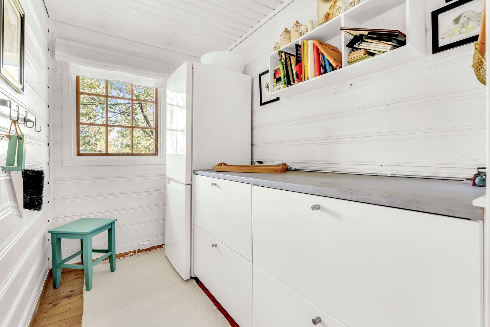 Tidligere soverom som i dag brukes som matbod/arbeidsrom. Galleribilde