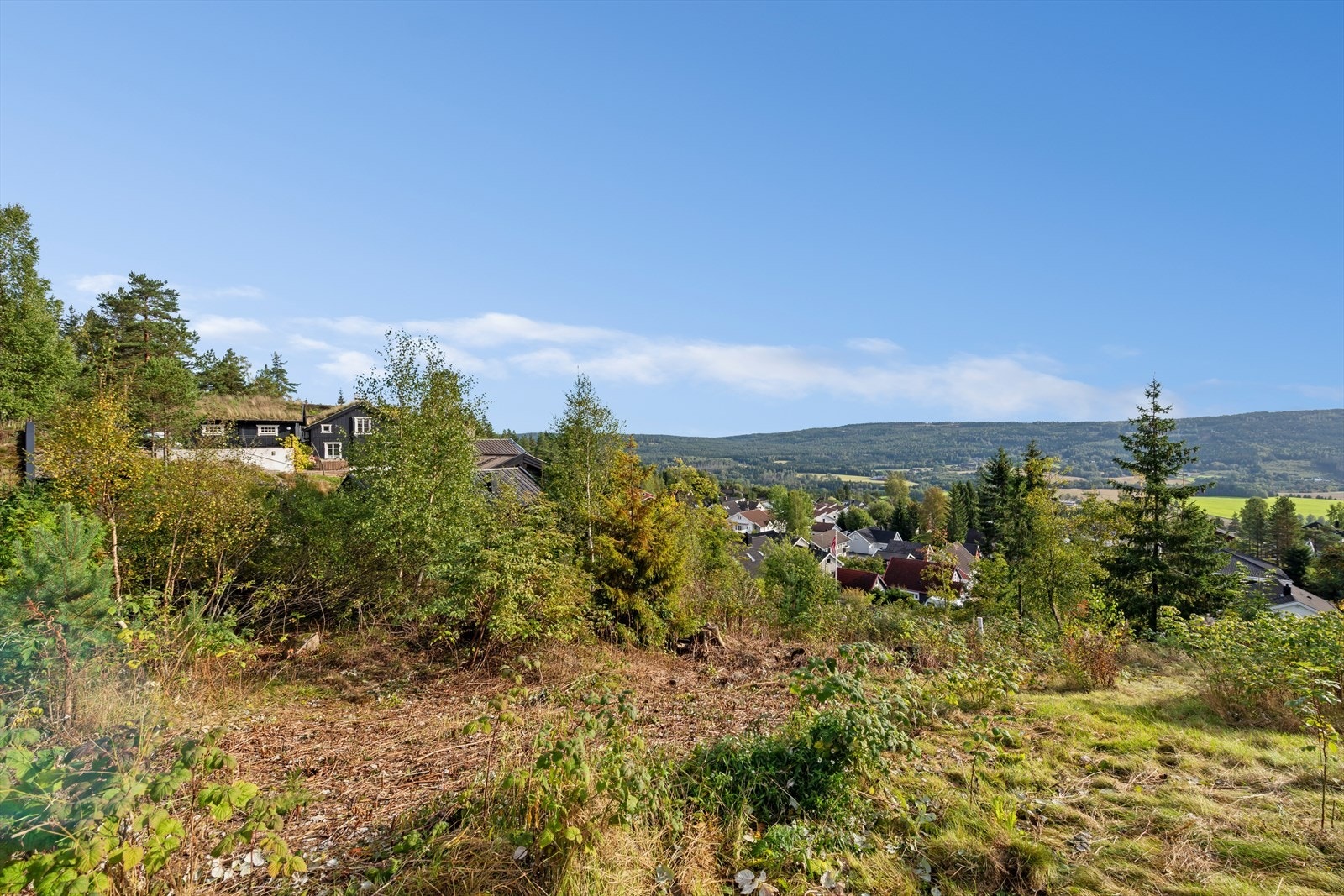 Gode solforhold og utsikt mot Romeriksåsene. Galleribilde