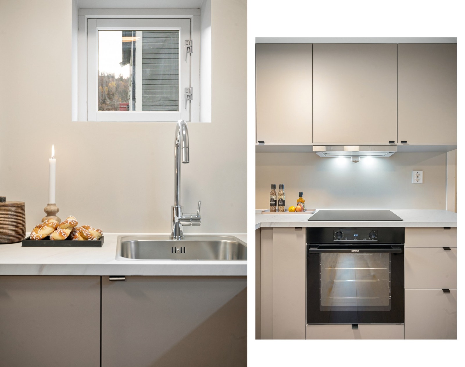 Innredningen inneholder integrerte hvitevarer som medfølger Galleribilde