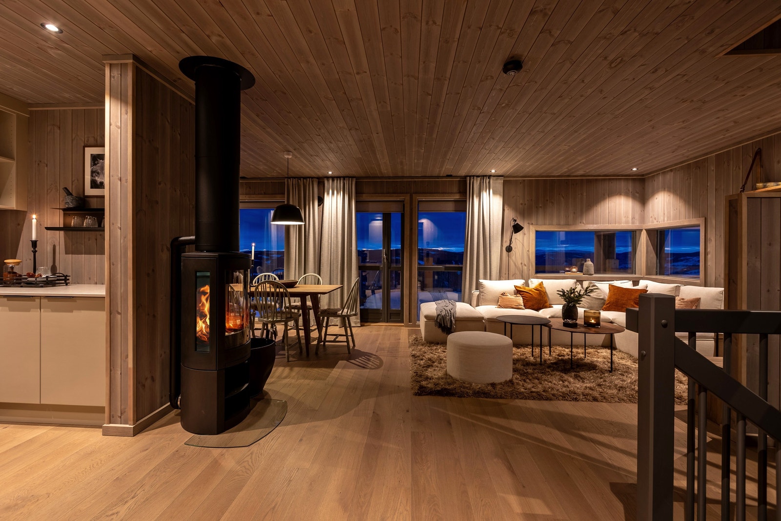 Hytte F i Storsteinlia - ta kontakt for et besøk av vår visningshytte i feltet - leveranse i avbildet hytte avviker fra standard leveranse Galleribilde