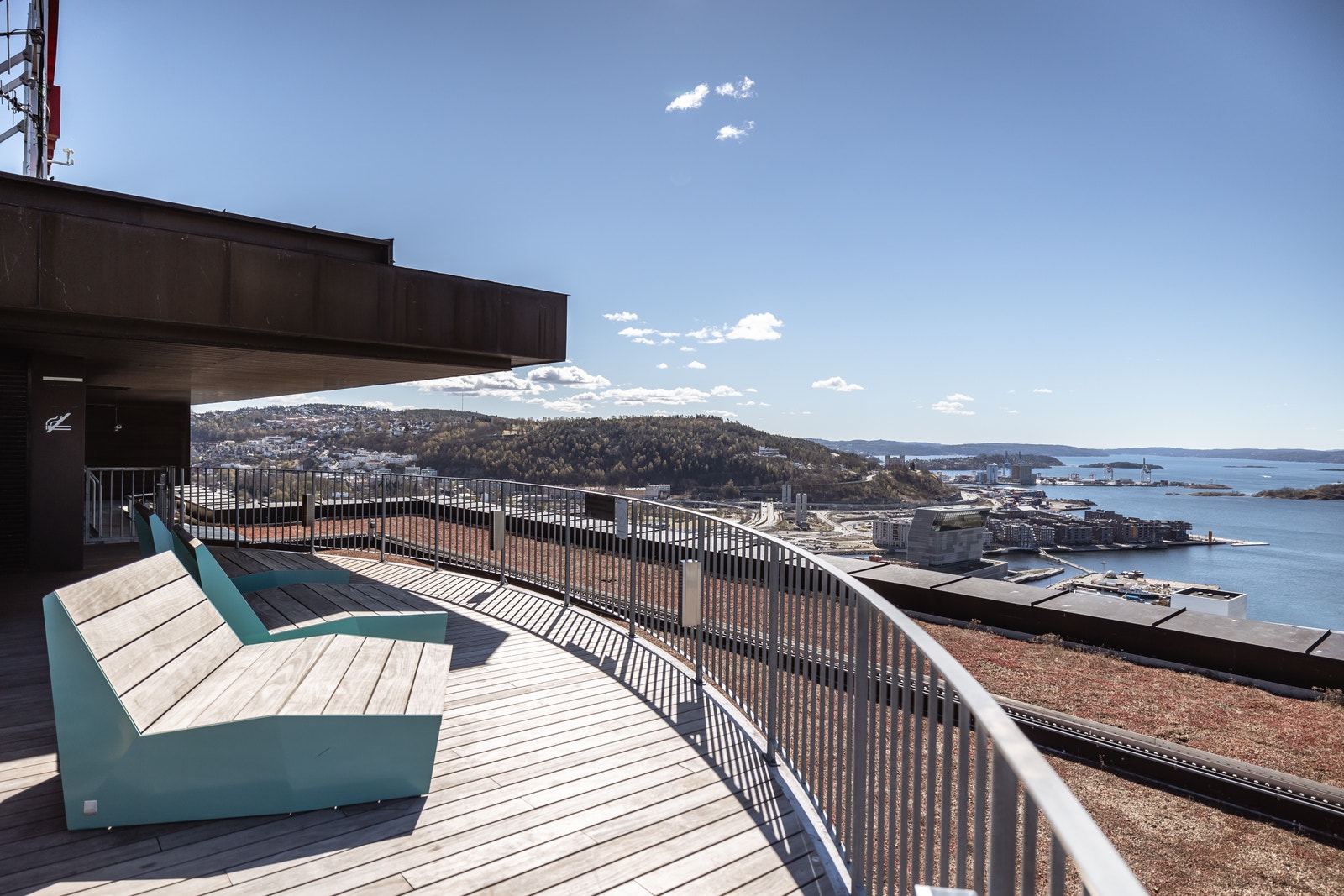 Fantastisk utsikt over hele Oslo Galleribilde