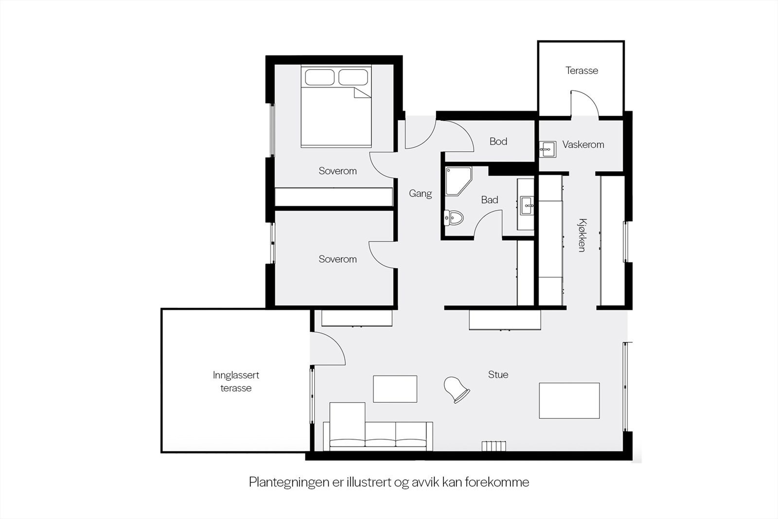 Plantegning Galleribilde