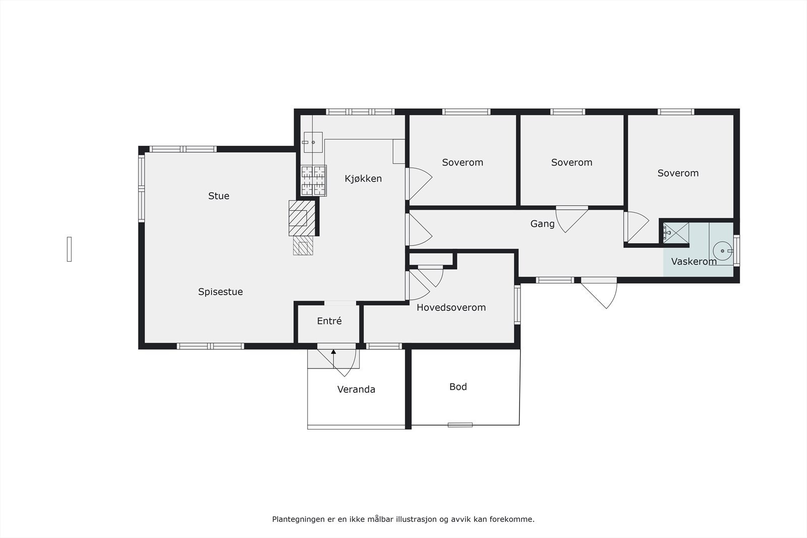 Plantegning Galleribilde