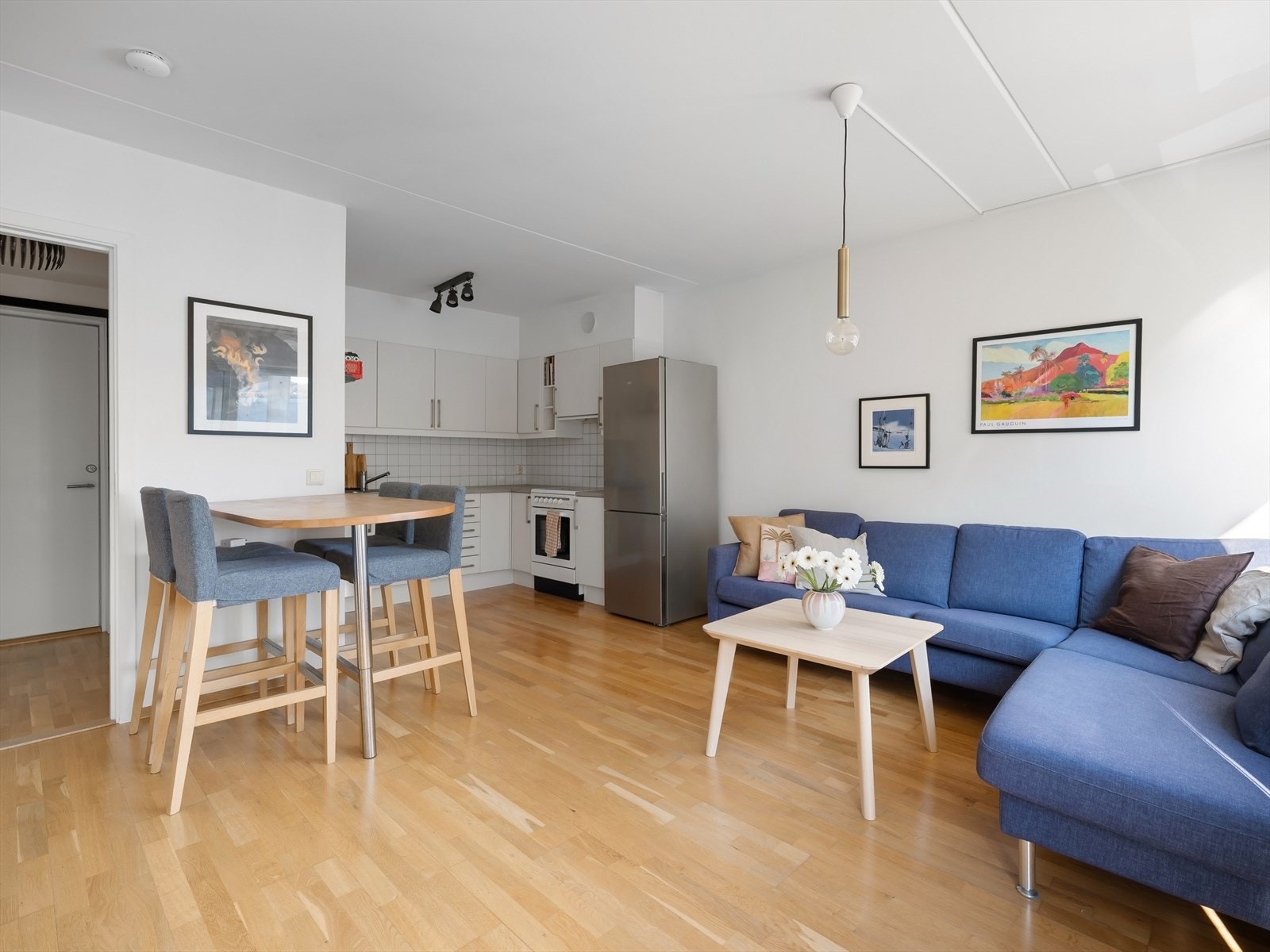 Stue/kjøkken på 23 m² gir plass til soner og funksjoner Galleribilde