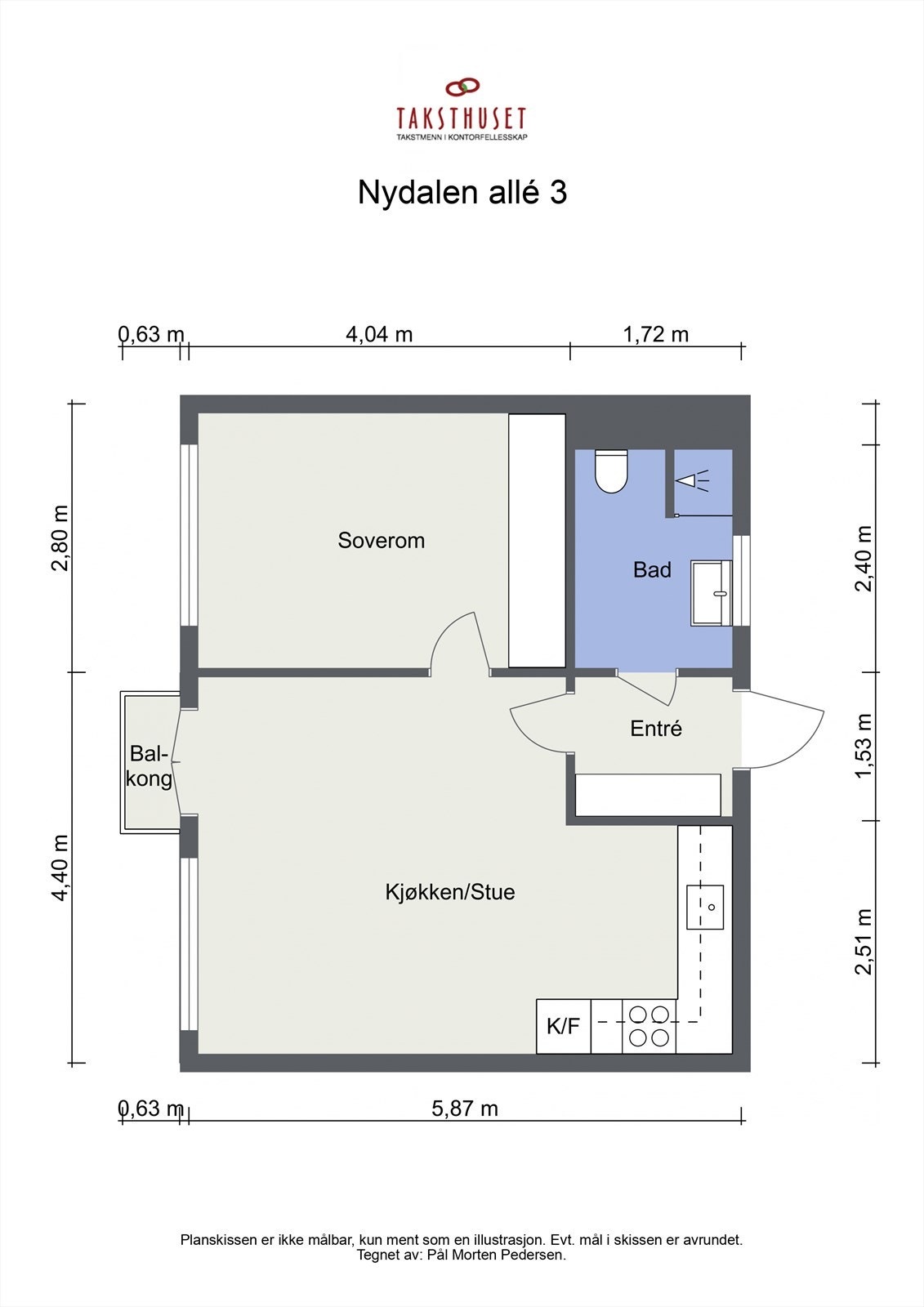 Planløsning 5. etg. Galleribilde