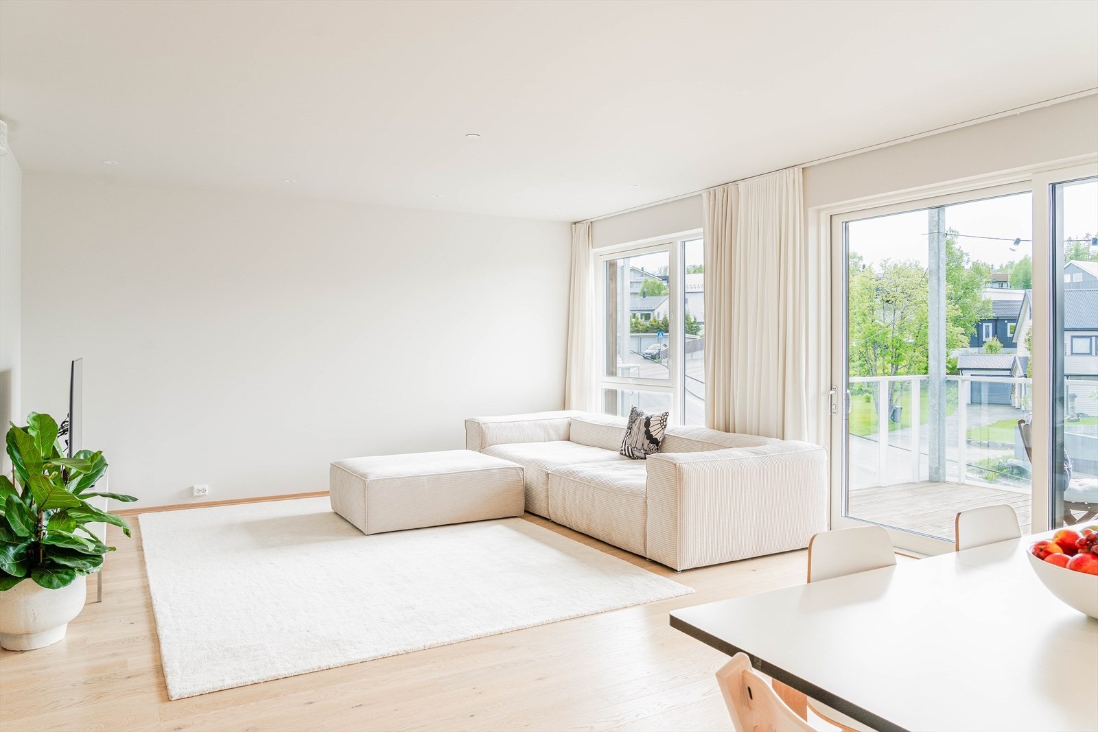 Blokken ble ferdigstilt i 2024 og framstår helt moderne og tidsriktig. Galleribilde