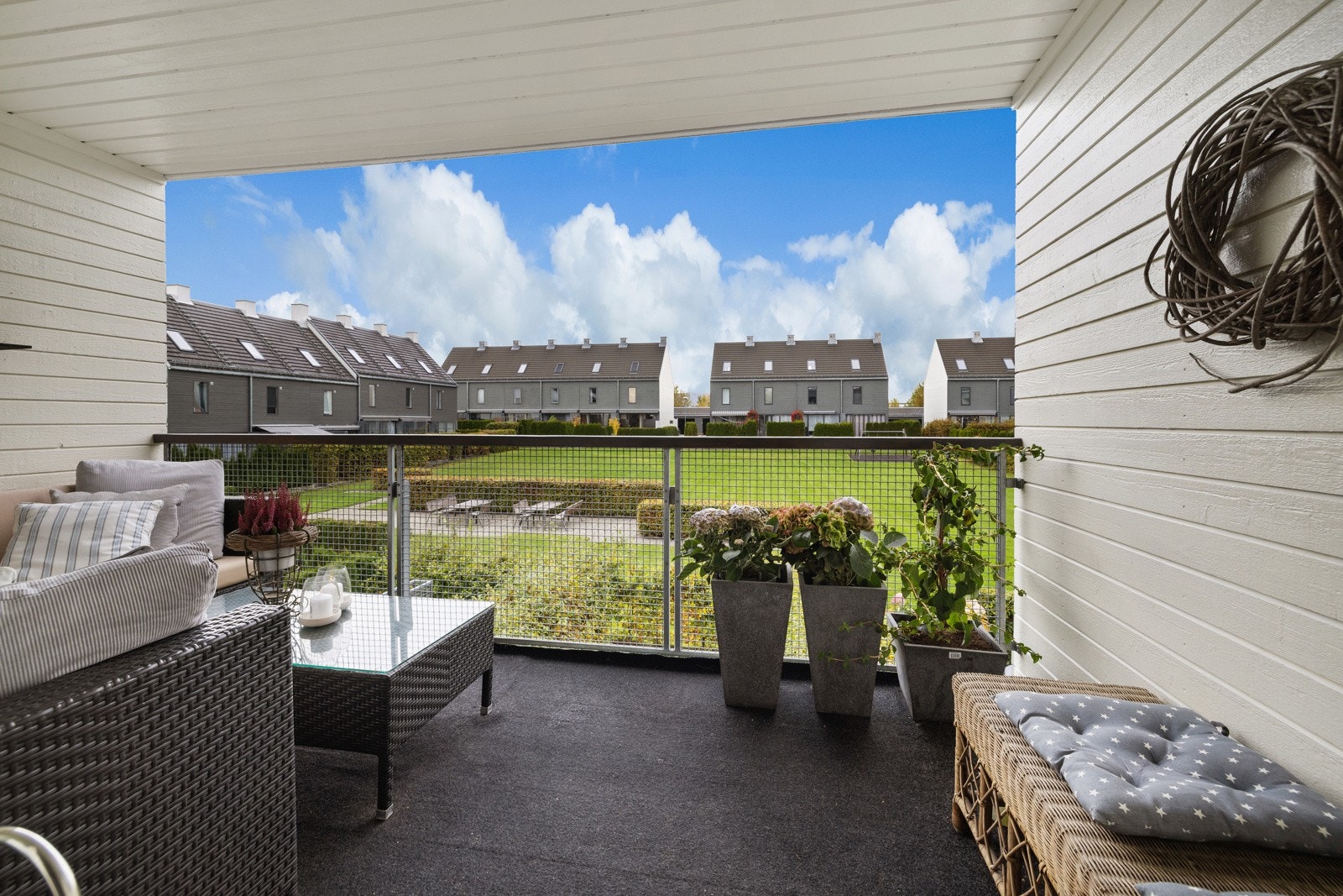 Her kan du nyte lange kvelder uansett vær. Galleribilde