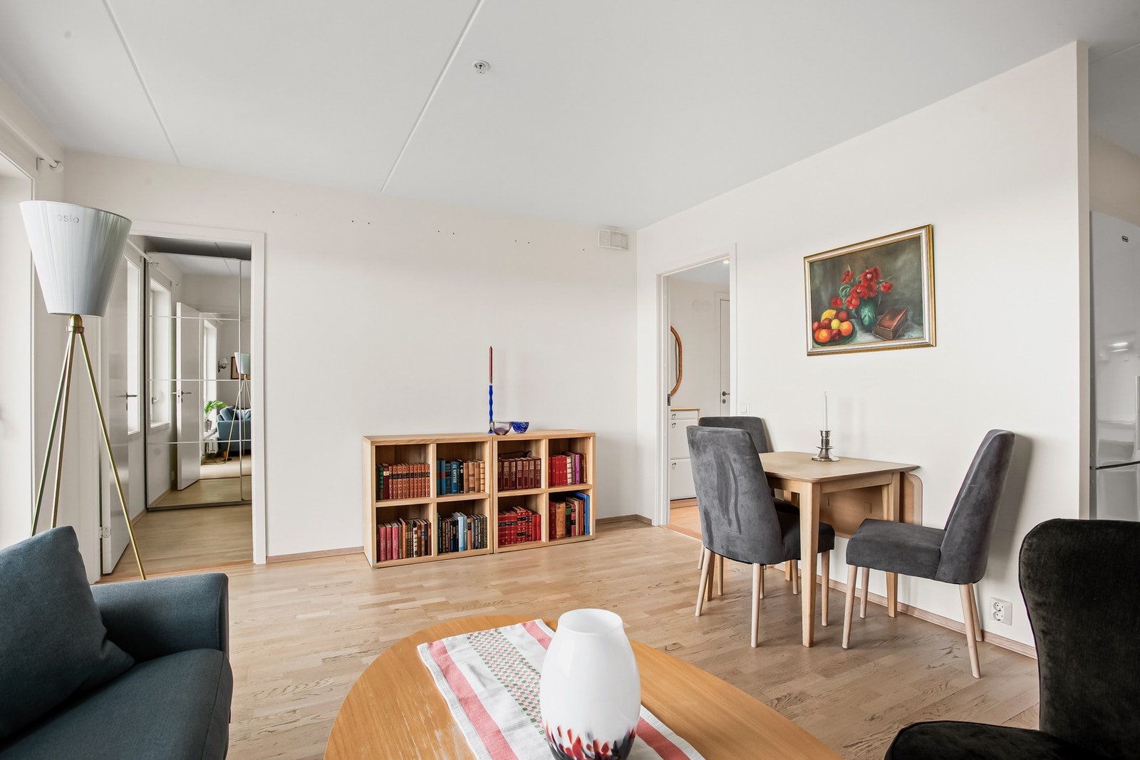 Fra stuen tar vi turen videre inn på soverommet. Galleribilde