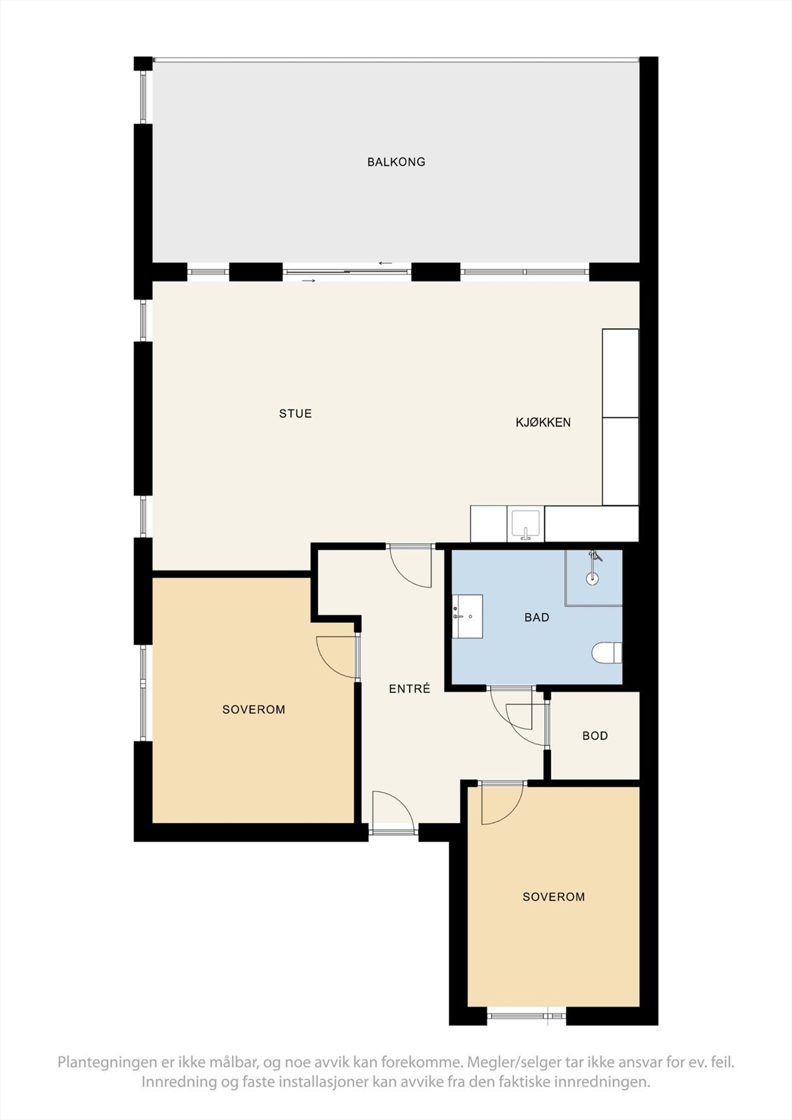 Plantegning Galleribilde