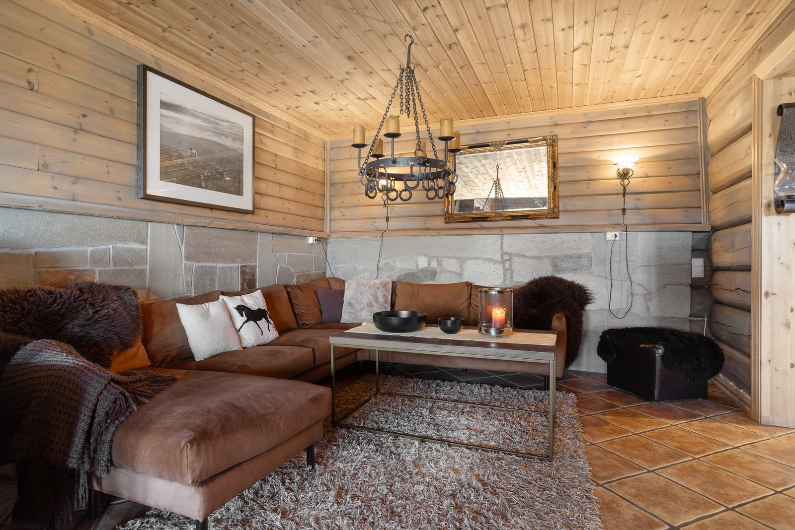 Lun og hyggelig stue Galleribilde