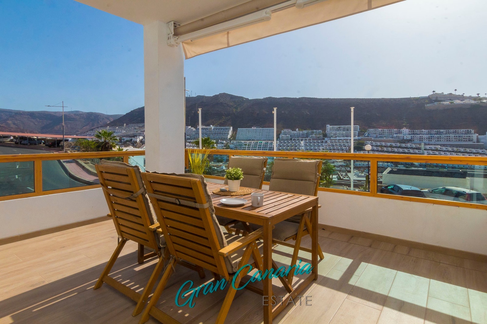 Nydelig terrasse Galleribilde